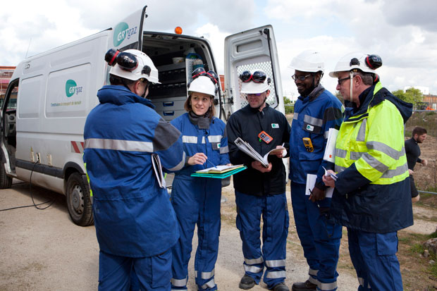 Visite chantier Yvelines - Coordination QSE et Direction Prévention et Maîtrise des Risques - photo : Cécilia Garroni Parisi