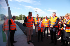 Visit of the Combrand anaerobic digestion unit - Photo: Thierry Duqueroix