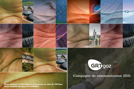 Visuals of the 2021 GRTgaz communication campaign