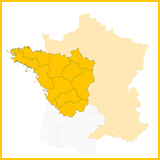 Carte territoire centre atlantique