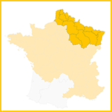 Carte territoire nord est