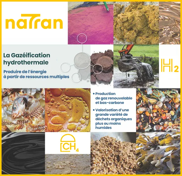 Photos des ressources utilisées dans la Gazéification Hydrothermale