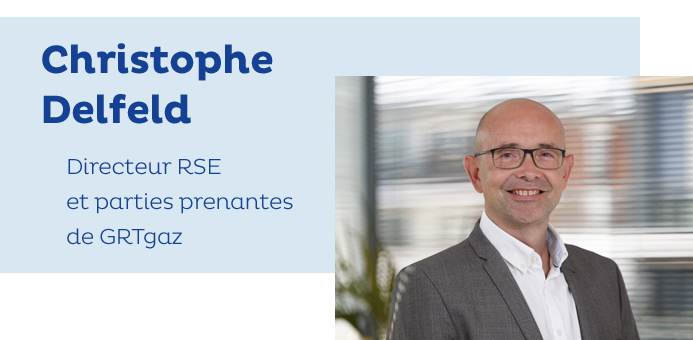 Christophe Delfeld, directeur RSE et parties-prenantes de GRTgaz