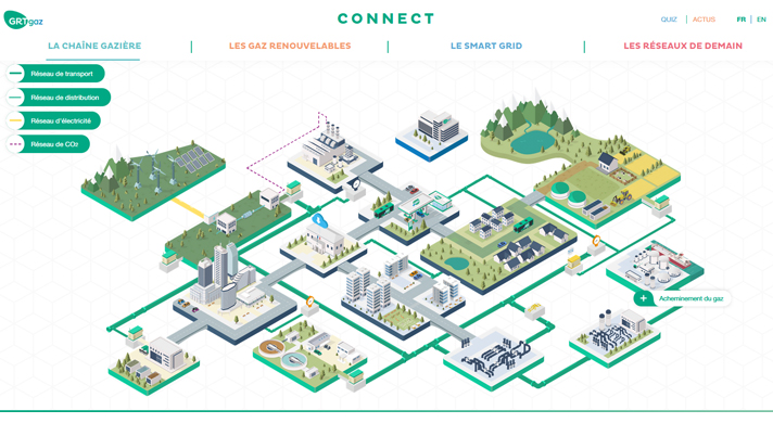 Page d'accueil Connect