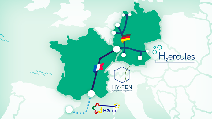 Carte Rencontre GRTgaz, GRTgaz Deutschland et OGE parlent un langage commun 