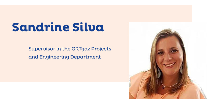 Sandrine Silva, supervisor in the GRTgaz Projects and Engineering Department