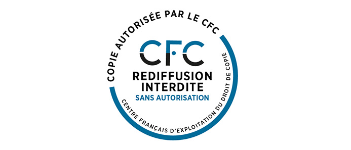 Pastille CSC : rediffusion interdite sans autorisation