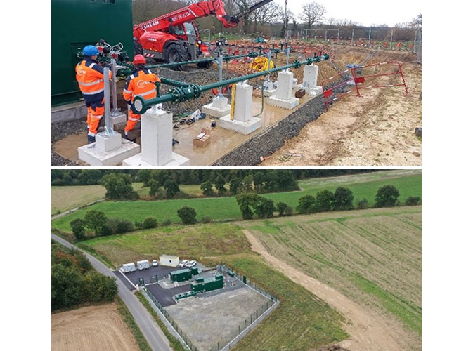 1er poste de rebours GRTgaz des Côtes-d’Armor à Lamballe (photos : GRTgaz) 