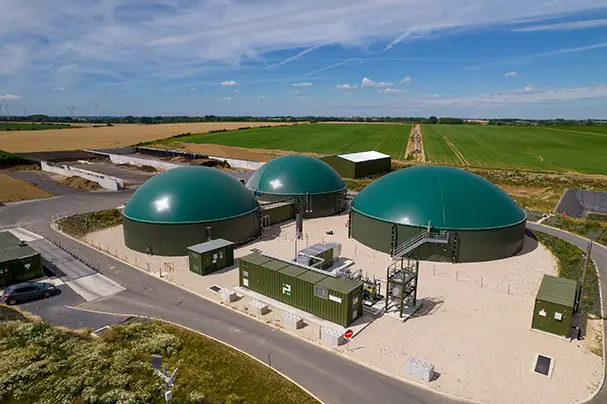 Poste d'injection biométhane de Mézières-sur-Oise (photo : Jacques Rostand)