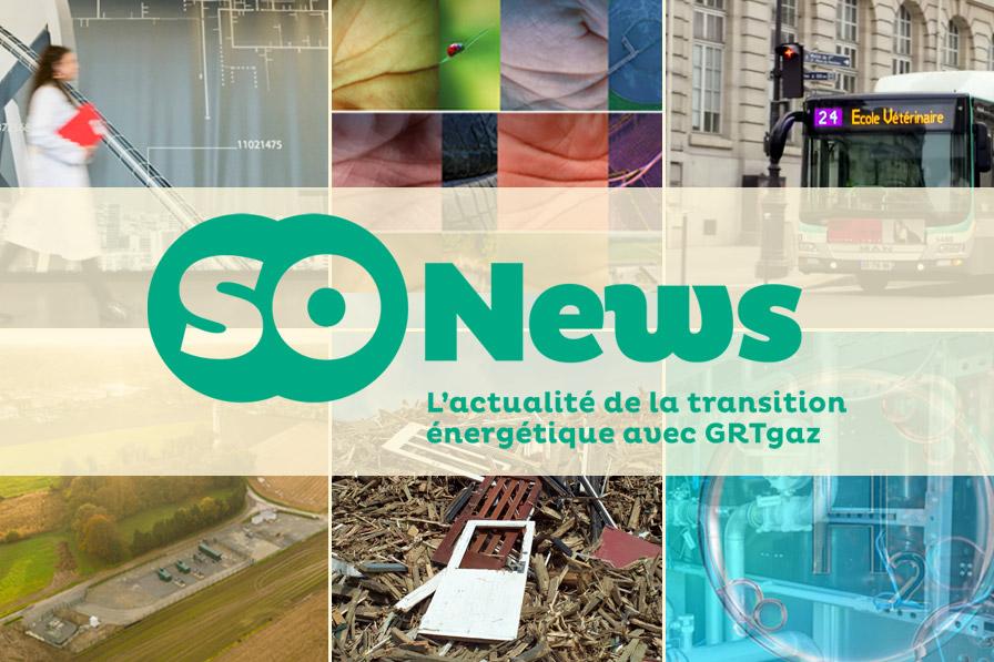 GRTgaz’s newsletter, soNews (logo and GRTgaz photos)