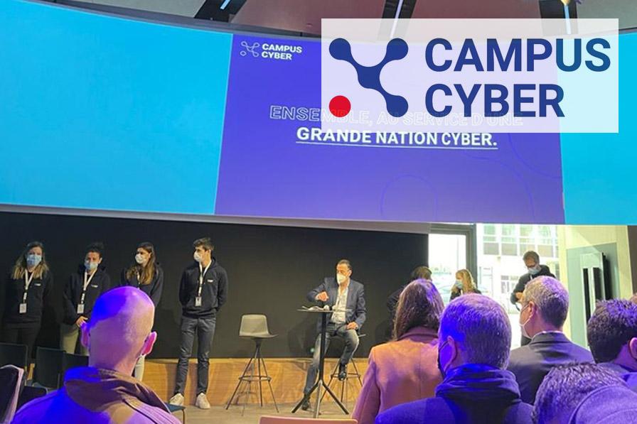 GRTgaz rejoint le Campus Cyber - logo campus cyber