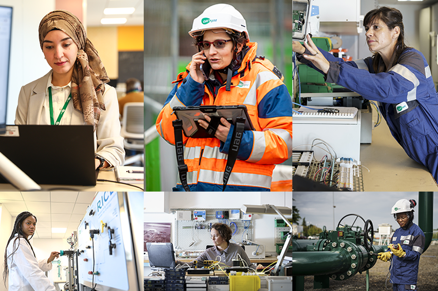 Photos GRTgaz : féminisation des métiers