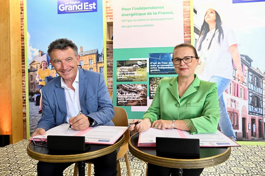 Signature Partenariat entre la Région Grand Est et GRTgaz (30 août 2024)