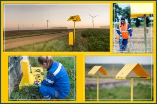 Balise NaTran (photos : NaTran)