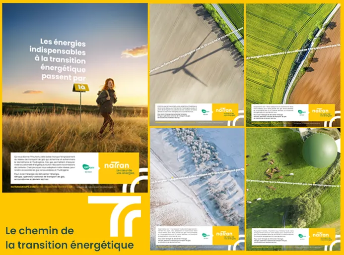 Visuels clés de la campagne Le chemin de la transition énergétique